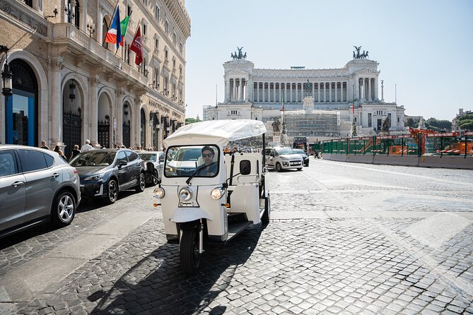 Private 2 Hour VIP Tuk Tuk Tour with Hotel Pickup and Prosecco - Pickup at your hotel, then a smooth ride through traffic