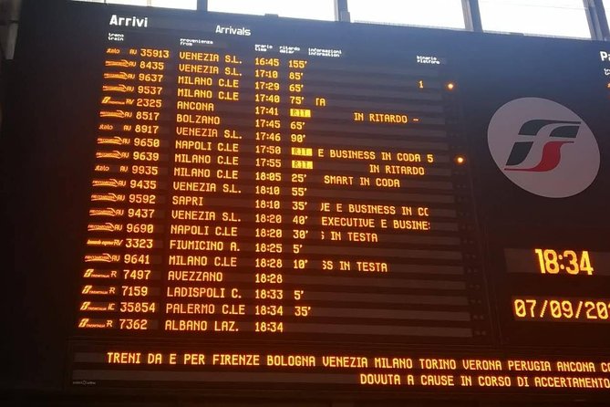 Private Arrival Transfer: Rome Train Station to Hotel - Communication that matters when you land tired