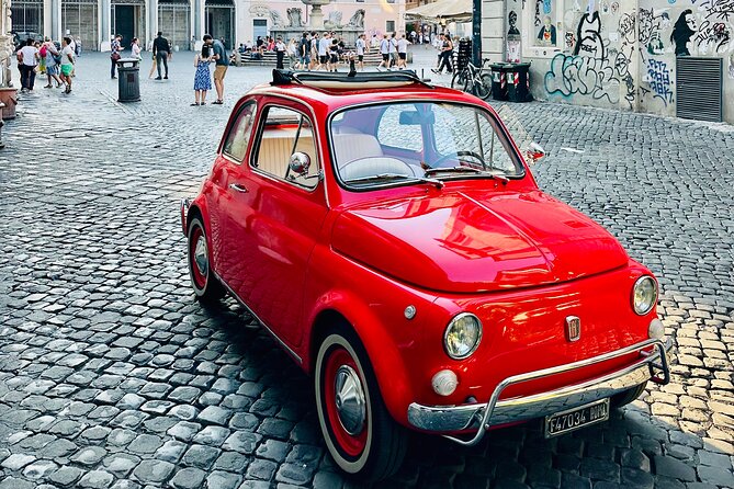 Private Fiat Vintage Tour in Rome - Driving Around Piazza del Popolo and Then the Spanish Steps