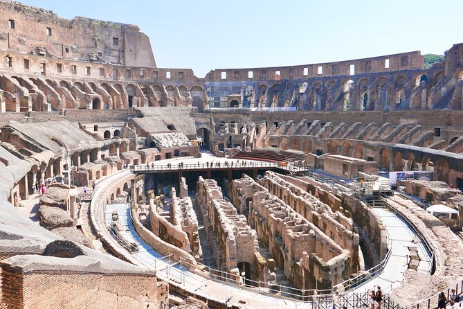 Private Guided Tour of Colosseum Underground OR Arena and Forum - Roman Forum and Palatine Hill: the political and religious core