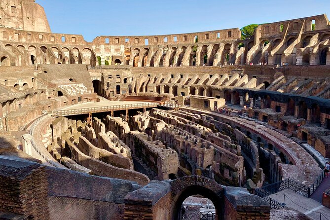 Private Guided Tour of Colosseum Underground OR Arena and Forum - Entering the Colosseum Arena floor, not just standing nearby