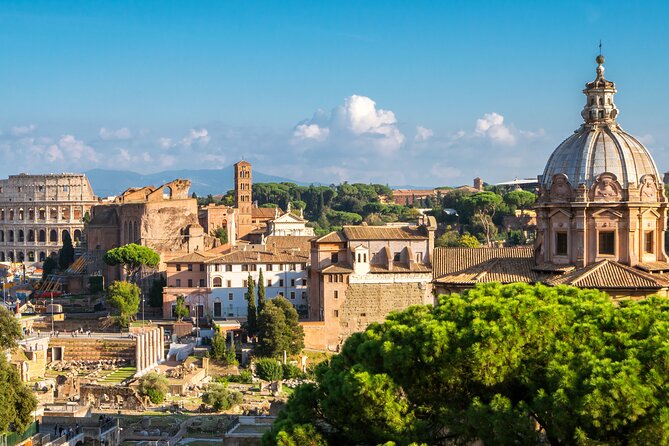 Private Piazza's, Fountains, Monuments & Basilicas Rome Golf Cart - Aventine Gardens, Villa keyhole views, the pyramid, and Aurelian Walls