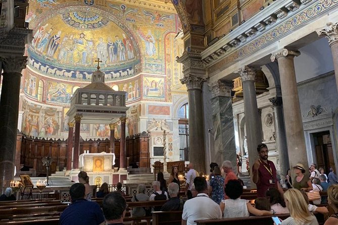 Private Tour - Trastevere and Villa Farnesina - Santa Cecilia in Trastevere: mosaics, a famous choir, and access that depends