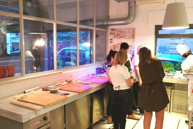 Professional Lab Pasta Experience - What You Eat Along the Way: Cheese, Prosecco, Ham Tasting, and Wine