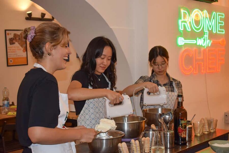 Rome: 2-in-1 Family-Friendly Pasta & Tiramisu Cooking Class - Tiramisu from scratch: assemble, then let time do its work