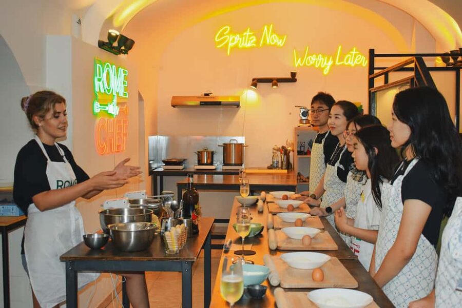 Rome: 2-in-1 Family-Friendly Pasta & Tiramisu Cooking Class - Eating together in a real Roman kitchen, not a tourist restaurant