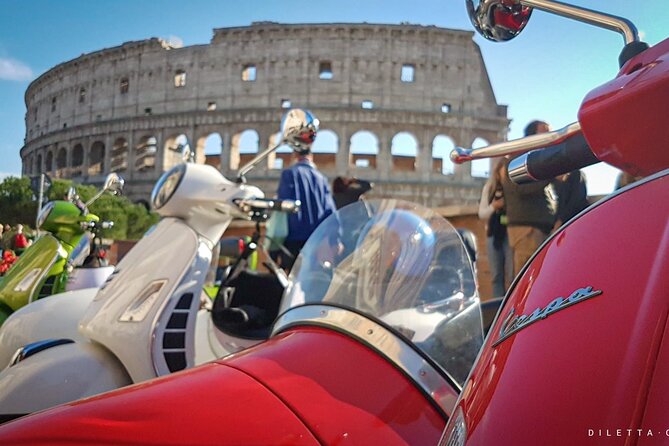 Rome Afternoon Sightseeing Vespa Sidecar Tour with Gourmet Gelato - Safety and comfort: helmets, headsets, and pros who drive