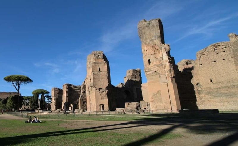 Rome: Ancient Baths of Caracalla Ticket & Audio Guide - Walking the Site: How the 17 Stops Work in Real Life