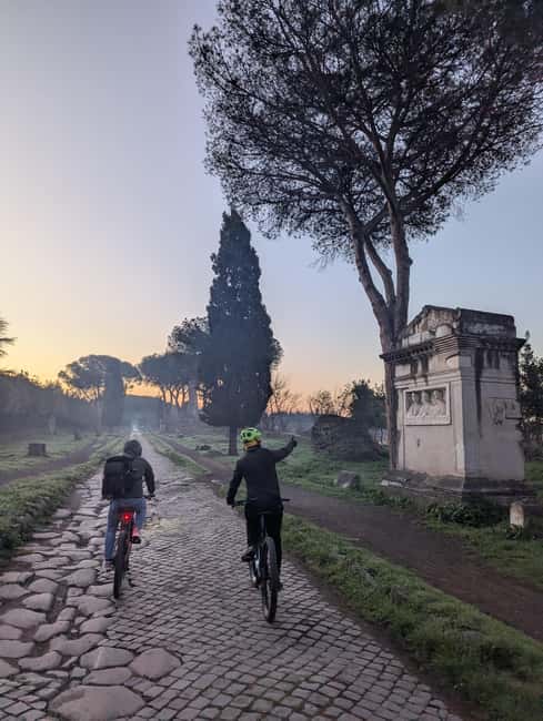 Rome: Appian Way, Aqueducts, & Catacombs E-Bike Guided Tour - Appian Way (70 minutes): the Queen of Roads, plus the reality of old stone