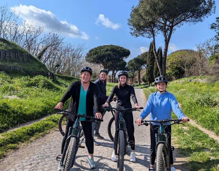 Rome: Appian Way, Aqueducts, & Catacombs E-Bike Guided Tour - Catacombs of Rome (45 minutes): the underground part, with real guidance