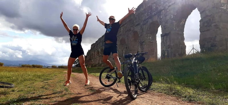 Rome: Appian Way, Catacombs & Aqueducts by eBike + Transfer - Guides make a big difference, from bike fitting to photo help