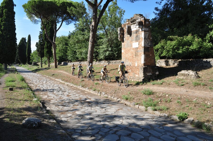Rome: Appian Way, Catacombs, & Roman Aqueducts E-bike Tour - Caffarella Valley and the Baths of Caracalla