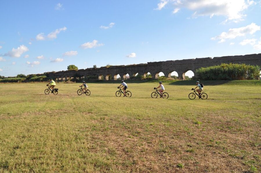 Rome: Appian Way, Catacombs & Roman Aqueducts Top EBike Tour - Circus of Maxentius and Tomb of Cecilia Metella Stops