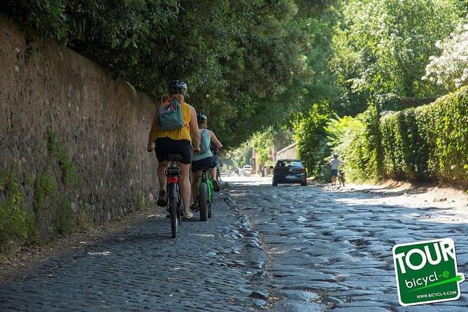 Rome: Appian Way E-bike Tour, Catacombs, Aqueducts & Transfer - Cecilia Metella area and the short walk onto ancient paving