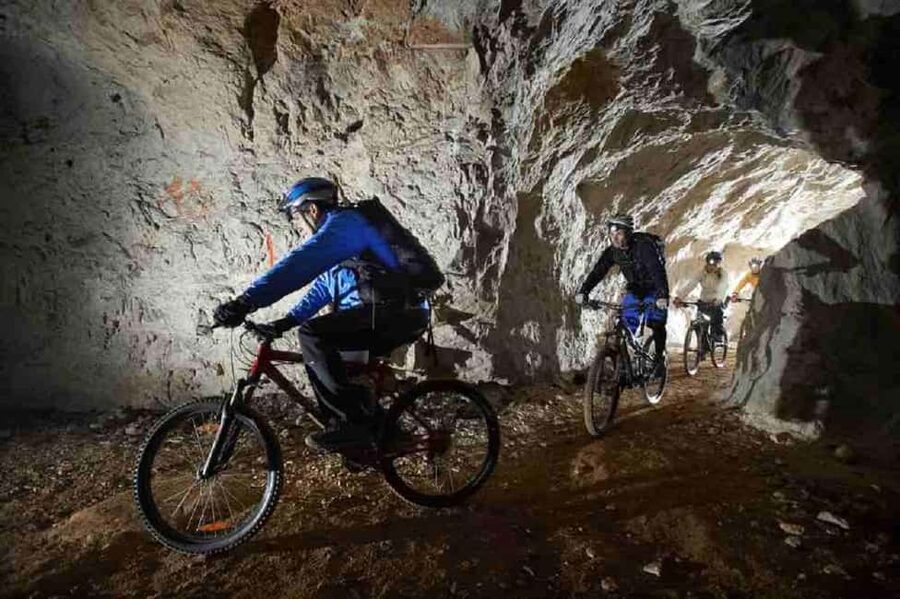Rome: Appian Way Underground Catacombs Bike Tour with Lunch - The underground ride experience: quarry and mine-like moments