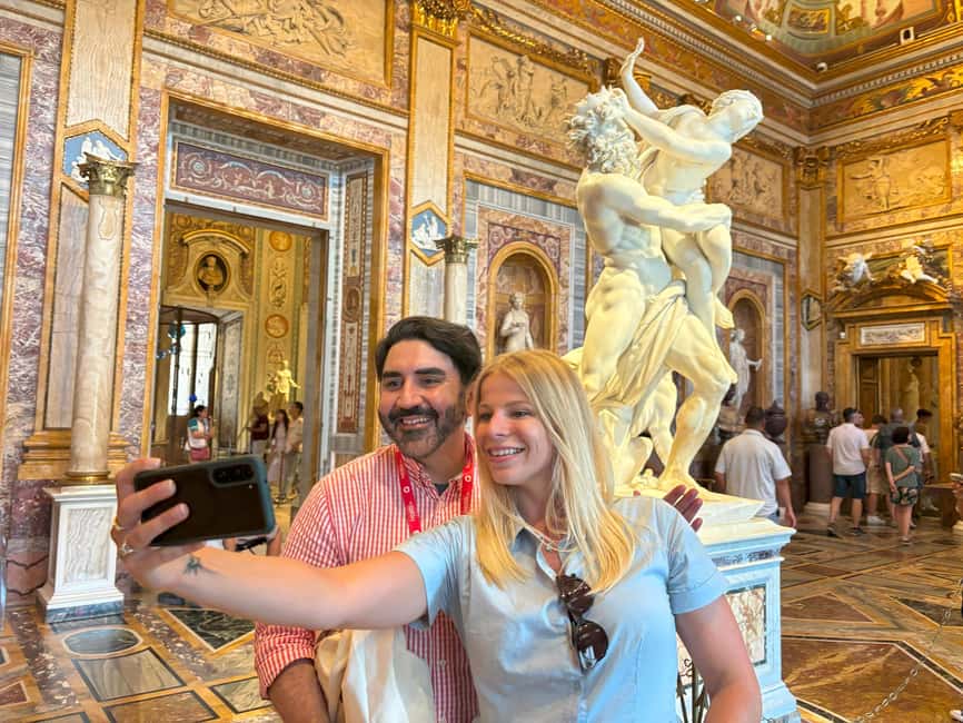 Rome: Borghese Gallery Guided Small Group Tour - Free time in the gallery, then self-guided Villa Borghese Gardens