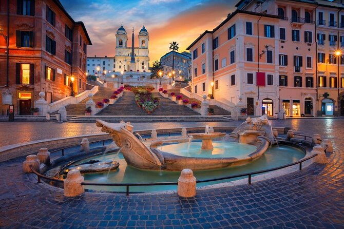Rome by Night 3 hours Private Tour - Stop 5: Spanish Steps, Shopping Street Energy, Without the Grind
