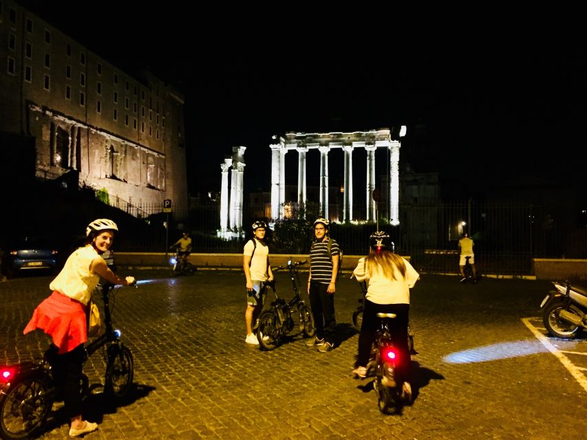 Rome by Night: E-bike Small Group Tour -Food & Wine (Option) - The Vatican ride, St. Peter’s Basilica and the river-adjacent views