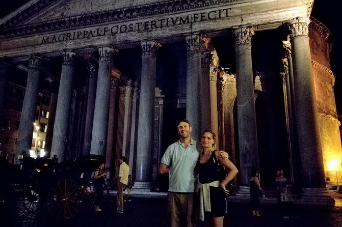 Rome by Night Walking tour Including Piazza Navona Pantheon and Trevi Fountain - Trevi Fountain after dark, the coin moment plus a calmer atmosphere