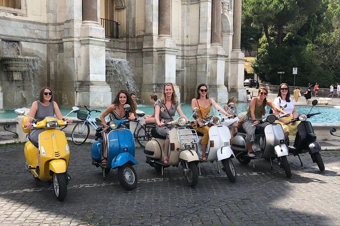 Rome by Vespa: Classic Rome Tour with Pick up - Aventine Hill Views at Orange Garden and Santa Sabina