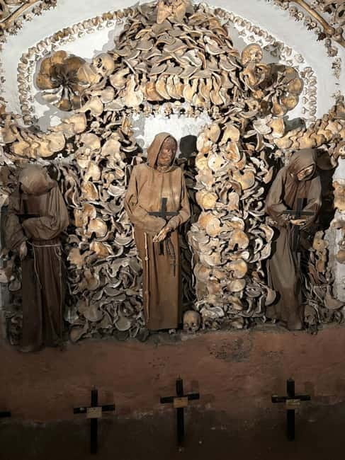 Rome: Capuchin Crypts & Ghostly Legends Small-Group Tour - Inside the Capuchin Crypts: What You’ll See Under the Bone Chandeliers