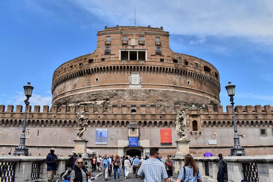 Rome: Castel Sant'Angelo Entry Ticket & Audio App - The terrace views over Rome, including sunset timing