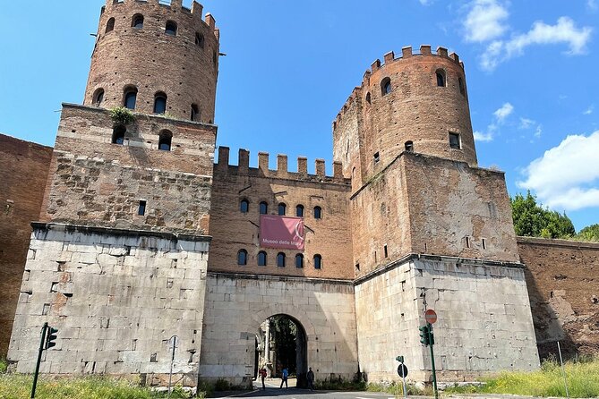 Rome Catacomb & Appian Way Small-Group Tour by Golf Cart - Basilica San Sebastiano Fuori Le Mura: above ground, bigger and older