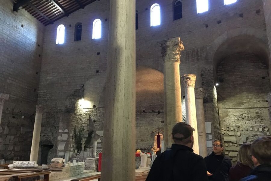 Rome: Catacombs and Capuchin Crypt Guided Tour with Transfer - First stop near Piazza Barberini: fast entry to the Capuchin Crypts