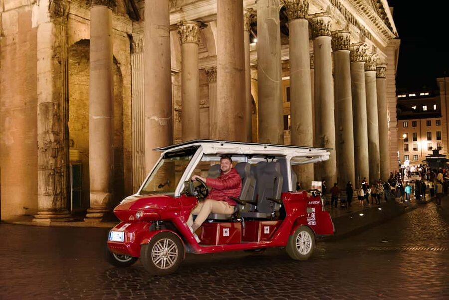 Rome: City Golf Cart at Night Tour - Quick hits before you go