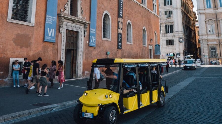 Rome: City Highlights Golf Cart Tour with Local Guide - Piazza Venezia to the Colosseum: Gladiator Stories Without the Inside Tickets