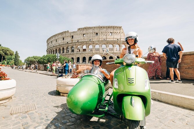 Rome City Highlights & Hidden Gems: Vespa Sidecar Guided Tour - Testaccio, the Bocca della Verità, and Rome’s strange pyramid