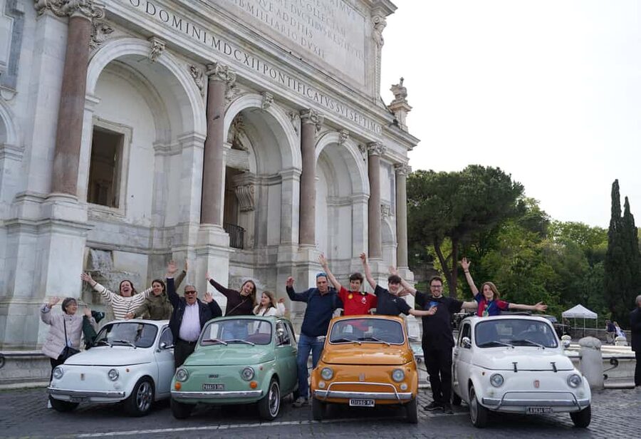 Rome: City Tour in a Retro Fiat 500 with Photo Stops - Colosseum to Circus Maximus, Big Names Without the Slow Pace