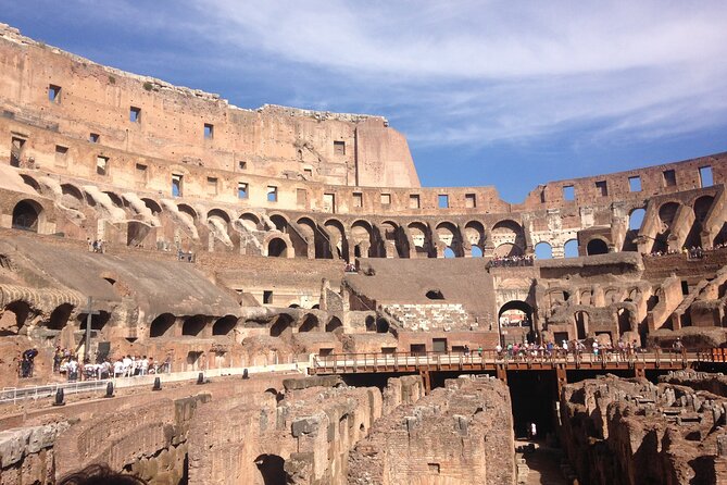 ROME:COLOSSEUM EXPRESS GLADiATOR ARENA SMALL GROUP/PRIVATE TOUR - Entering The Colosseum with Priority Entrance and Arena Access
