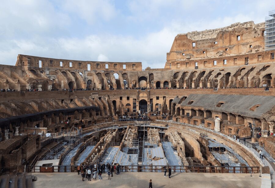 Rome: Colosseum, Roman Forum, & Palatine Hill + Audioguide - Where to Meet the Host at the Arch of Constantine (Purple Flag Included)