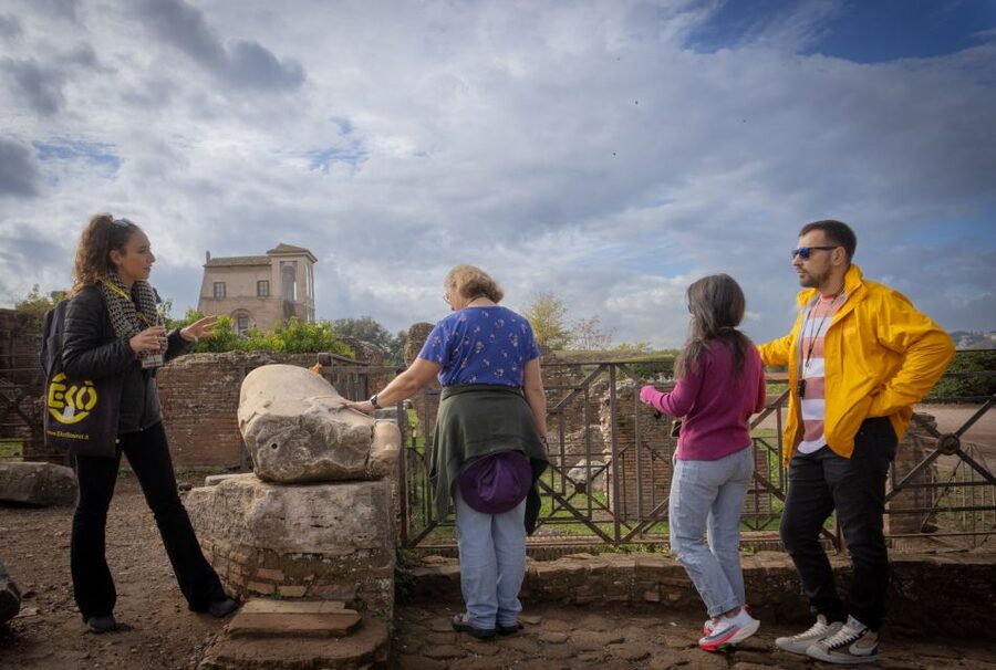 Rome: Colosseum, Roman Forum & Palatine Hill Group Tour - Entering the Colosseum: what the guide helps you notice