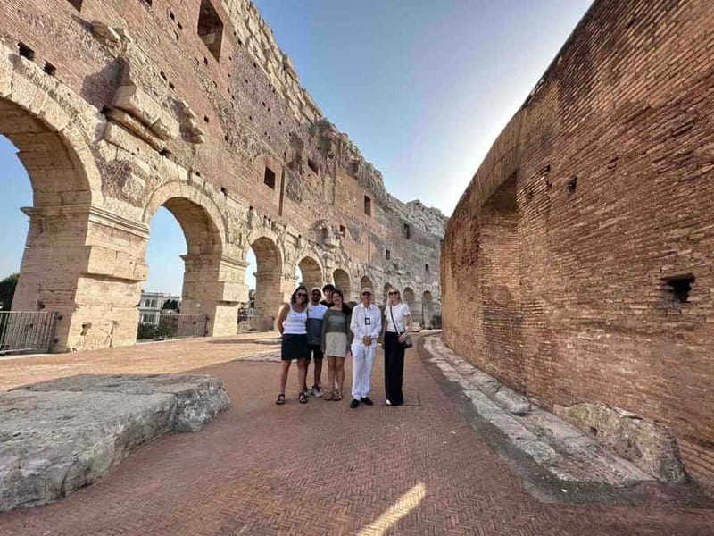 Rome: Colosseum VIP Top Floor Guided Tour - Entering The Colosseum from the back, with a small-group flow
