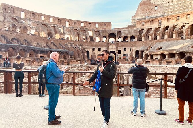 Rome Colosseum with Arena, Roman Forum & Palatine Guided Tour - Guides, Small Groups, and the Audio Setup