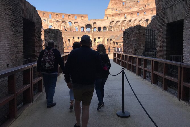 Rome Colosseum with Arena, Roman Forum & Palatine Guided Tour - Entering the Colosseum With Arena Access: What You See First