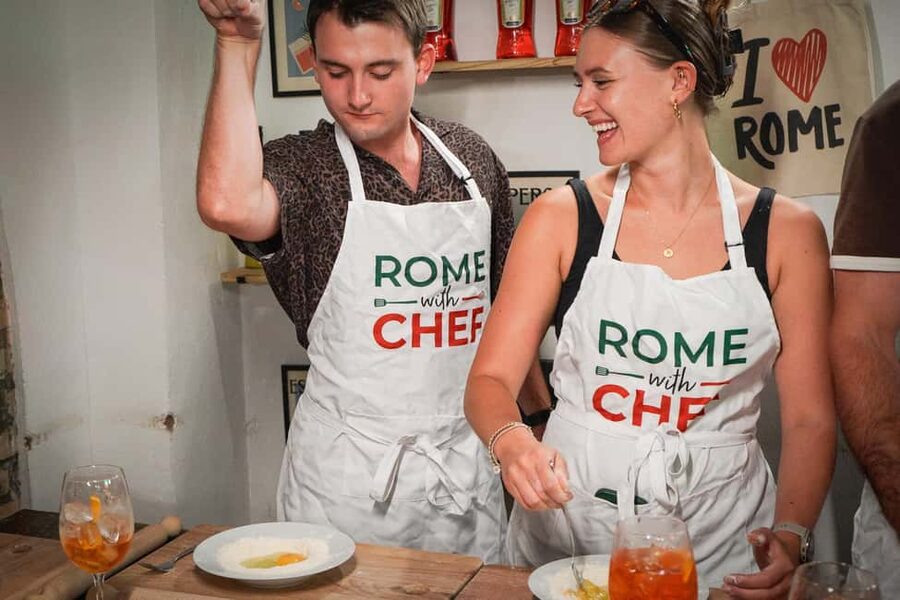 Rome Cooking Class: Make Pasta and 3 Spritz Cocktails - Your 3 hours in the kitchen: a practical walk-through