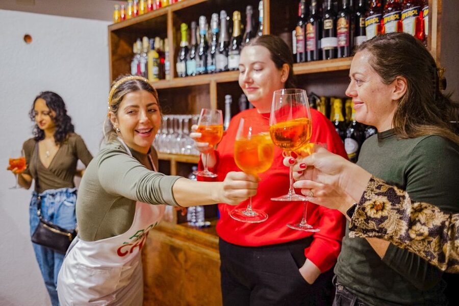 Rome Cooking Class: Make Pasta and 3 Spritz Cocktails - Where to meet: Via Cesare Balbo 19 near Hotel 77 and the Colosseum