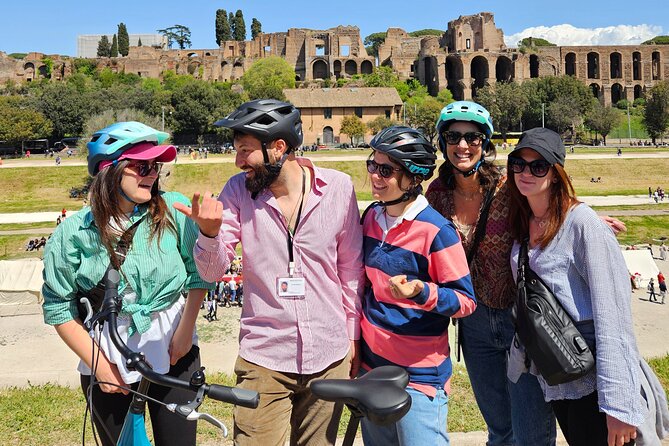 Rome E-Bike Tour with a Local! Top Attractions & Hidden Gems! - Roman Forum viewpoint, Pantheon stop, and Trevi in the right order