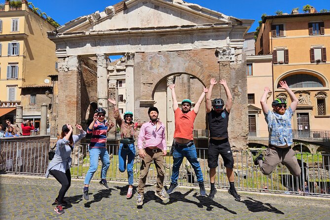 Rome E-Bike Tour with a Local! Top Attractions & Hidden Gems! - Marcus Aurelius column, Quirinale facade, and Vittoriano from Piazza Venezia