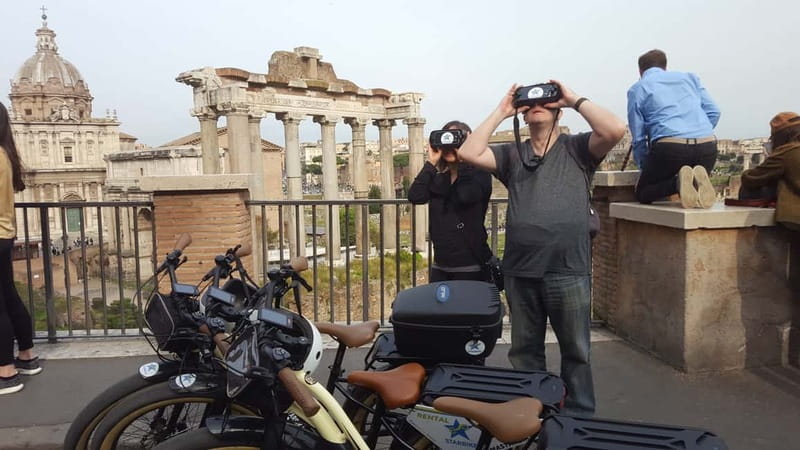 Rome: Early Morning E-Bike Tour - Colosseum start and the Arch of Constantine photo stop: arriving with the right context