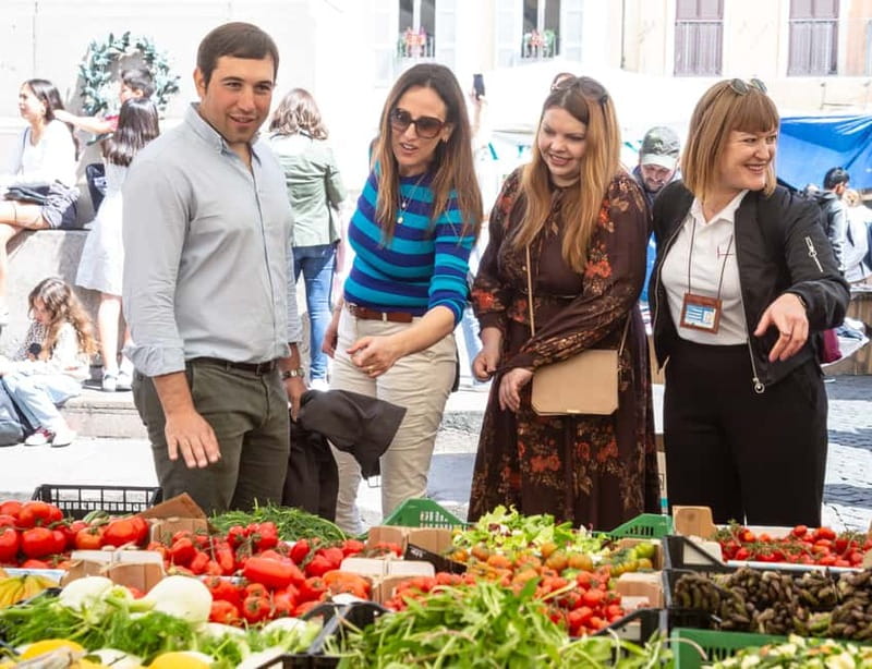 Rome: Eat Like a Roman Ghetto & Campo de' Fiori Food Tour - Meeting at Piazza di San Simeone, Then Getting Oriented the Easy Way
