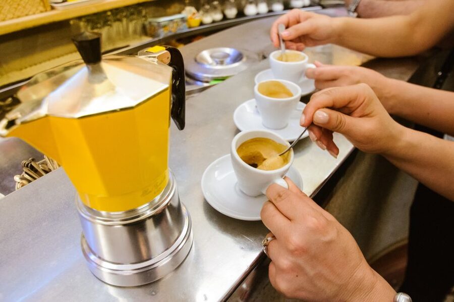 Rome: Espresso, Gelato and Tiramisù Tasting Tour - Your first tasting stop: local café flavors and quick ordering confidence