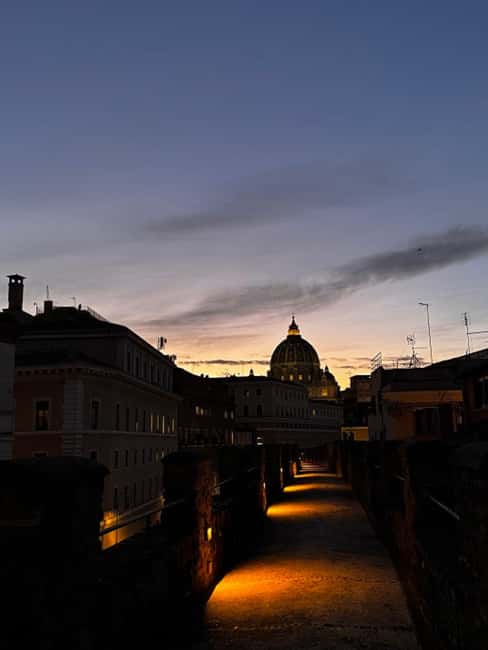 Rome: Evening Tour of Passetto di Borgo and Audio Guide App - Passetto di Borgo at Night: The Big Takeaways Before You Go