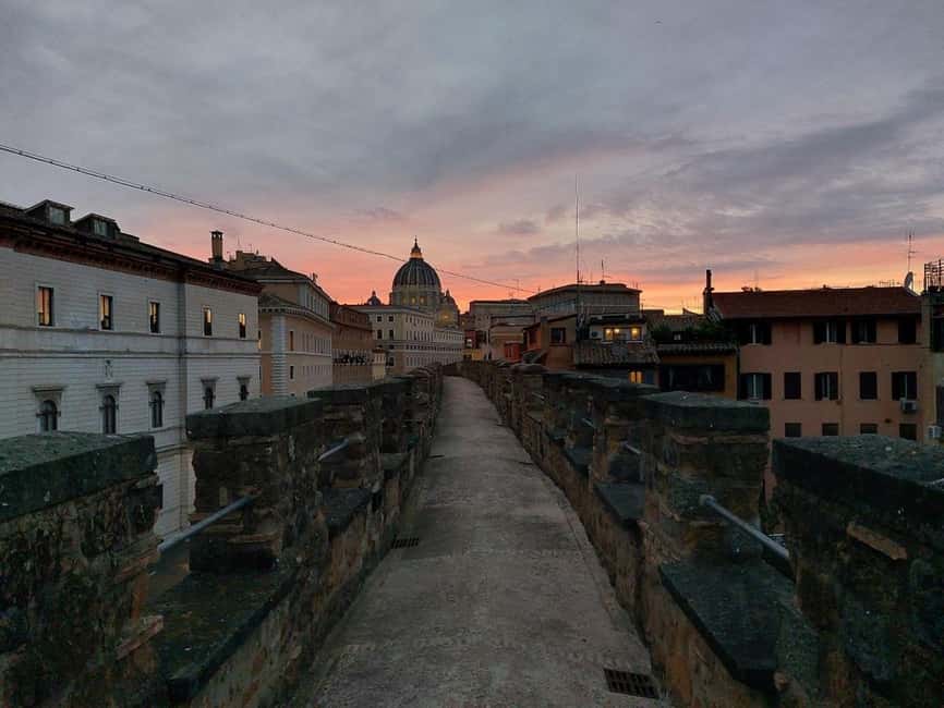 Rome: Evening Tour of Passetto di Borgo and Audio Guide App - Key Details That Matter Most
