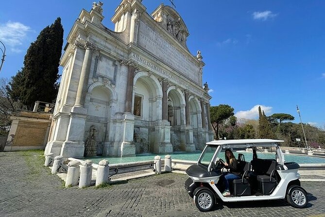 Rome: Exclusive Private Golf Cart Tour - Baroque Rome, the famous keyhole, and the Aventine viewpoint payoff