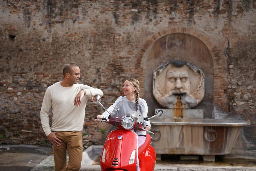 Rome: Explore the City by Vespa with an Optional Photoshoot - Colosseum photo stop: iconic first, then off you go