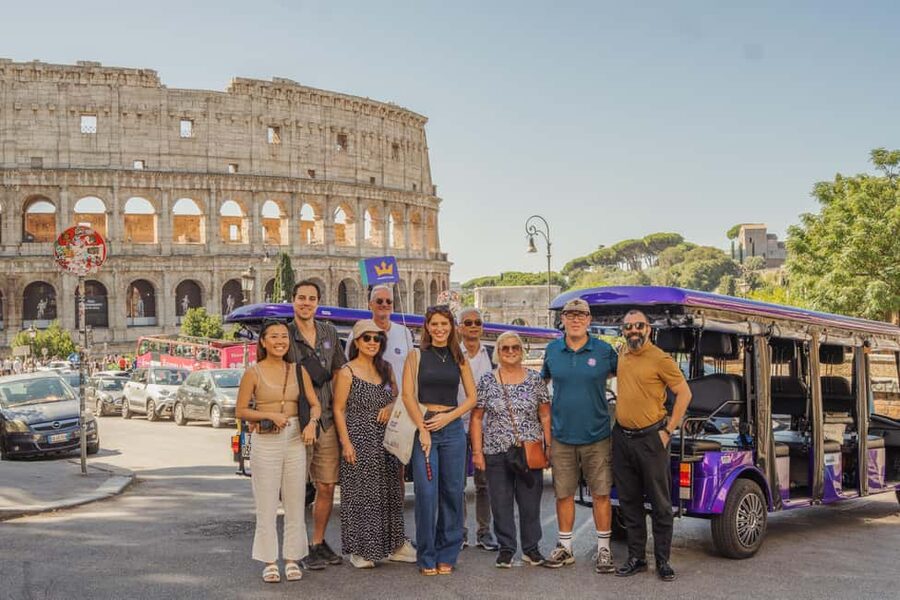 Rome: Explore the City in Comfort on a Guided Golf Cart Tour - The guided route: San Pietro in Vincoli, then Trevi Fountain without the stress